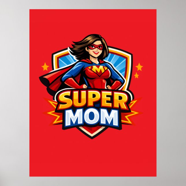 Póster Super Mamá (Frente)