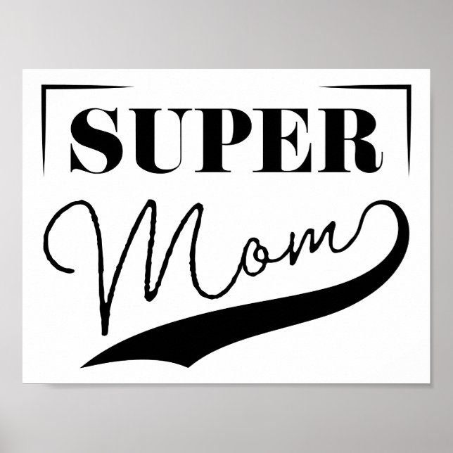 Póster Super Mom (Frente)