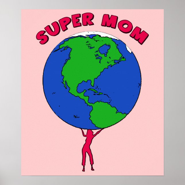 PÓSTER SUPER MOM (Frente)