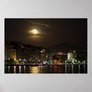 Póster Super Moon Rising