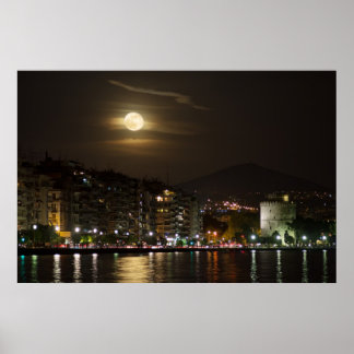 Póster Super Moon Rising