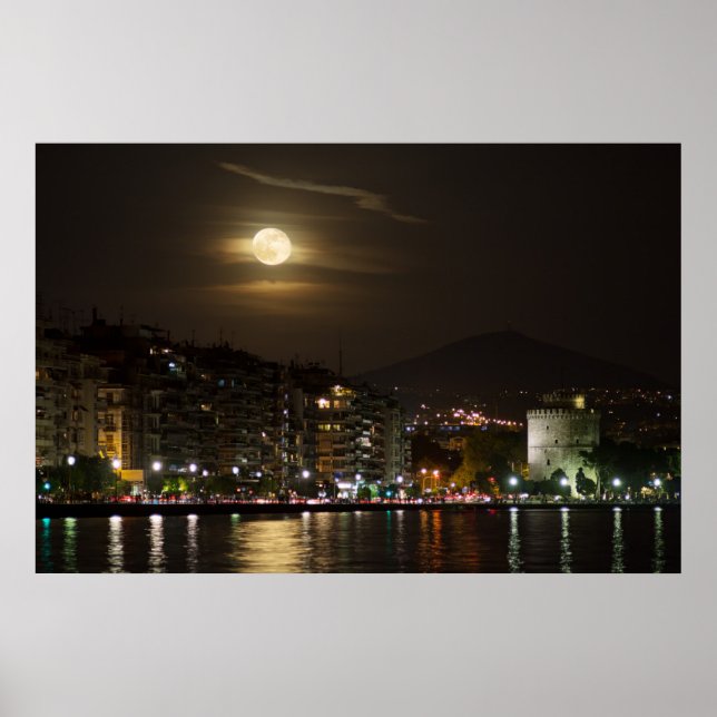 Póster Super Moon Rising (Frente)