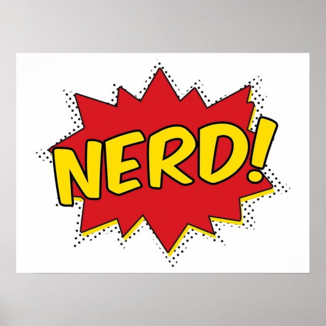 Póster Super Nerd (Frente)