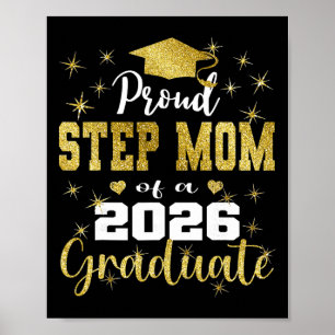 Póster Super Orgullosa Madrastra De Graduado De 2026 Grad