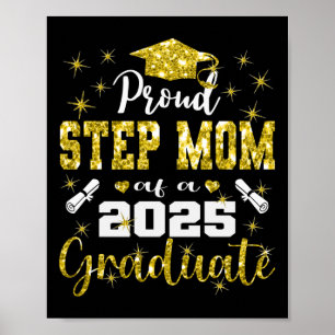 Póster Super Orgullosa Madrastra De Graduado De Graduació