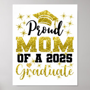 Póster Super Orgullosa Madre De 2025 Graduada Superior