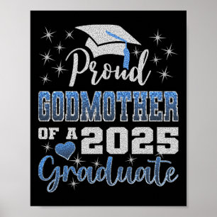 Póster Super Orgullosa Madrina De 2025 Graduada Impresion