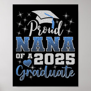 Póster Super Orgulloso Nana De 2025 Graduado Impresionant