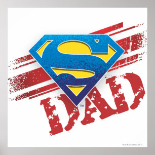Póster Súper papá strips
