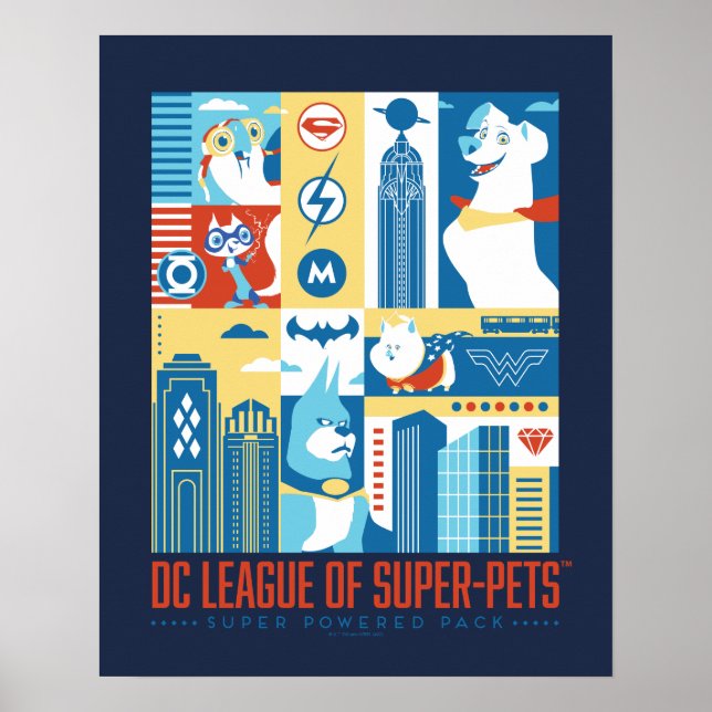 Póster Super Powered Pack Art Deco Metropolis (Frente)