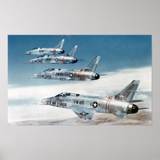 Póster Super Sabers F-100