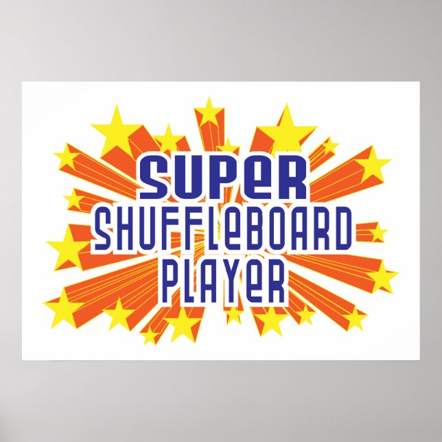 Póster Super Shuffboard Player (Frente)