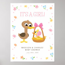 Póster Super Simple | 5 Little Ducks Chica Baby Shower