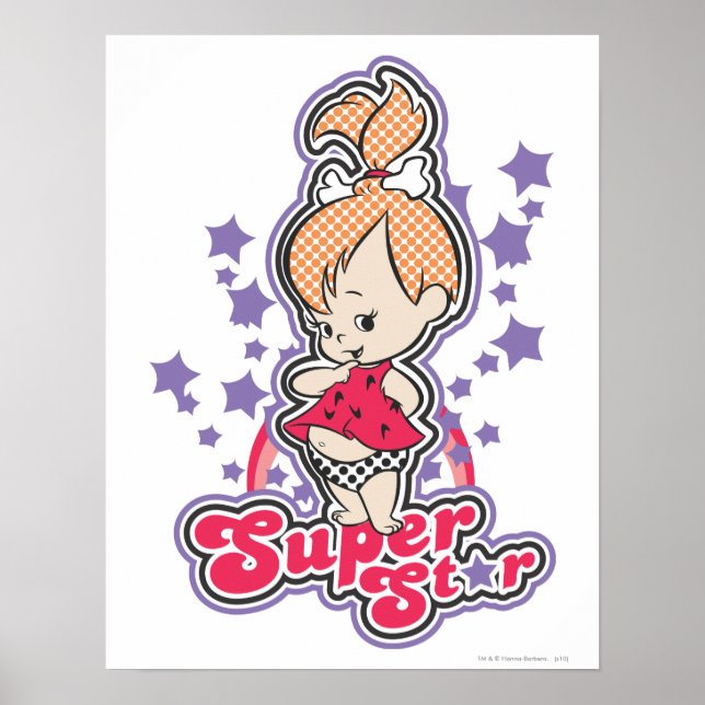 Póster Super Star PEBBLES™ (Frente)