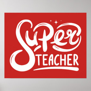 Póster Super Teacher