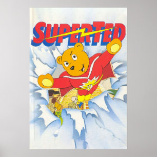 Póster SUPER TED superpuesto