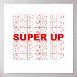 Póster Super Up Gracias