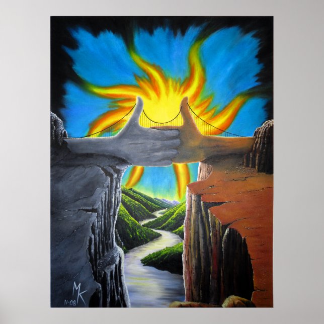 Póster Superar las brechas (Frente)