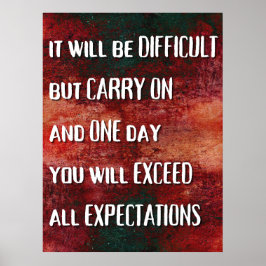 Póster Superarás las expectativas