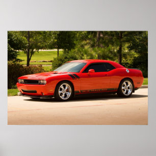Póster Supercharged Dodge Challenger