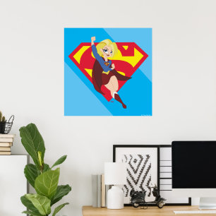 Póster Superchica del DC Super Hero Chicas