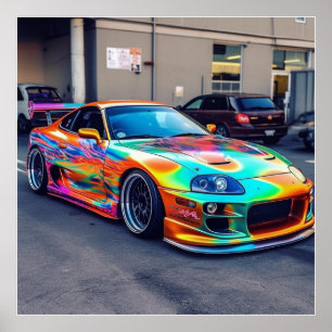 Póster Supercoches personalizados:Colores y modificacione