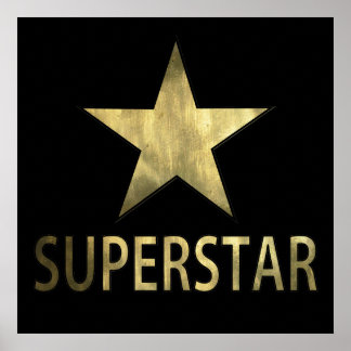 Póster Superestrella de Golden Star