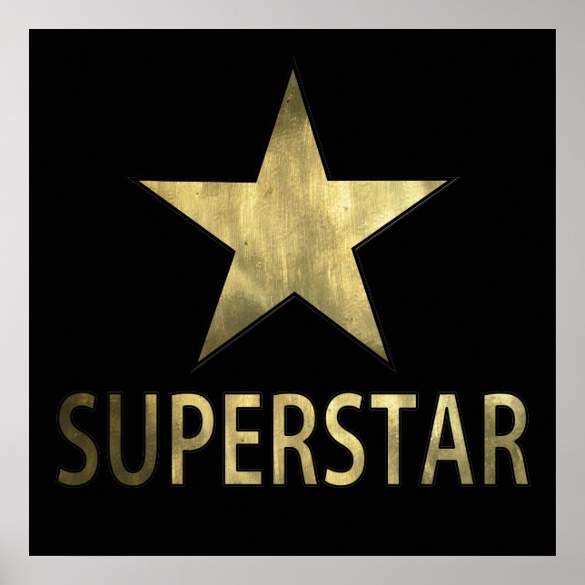 Póster Superestrella de Golden Star (Frente)