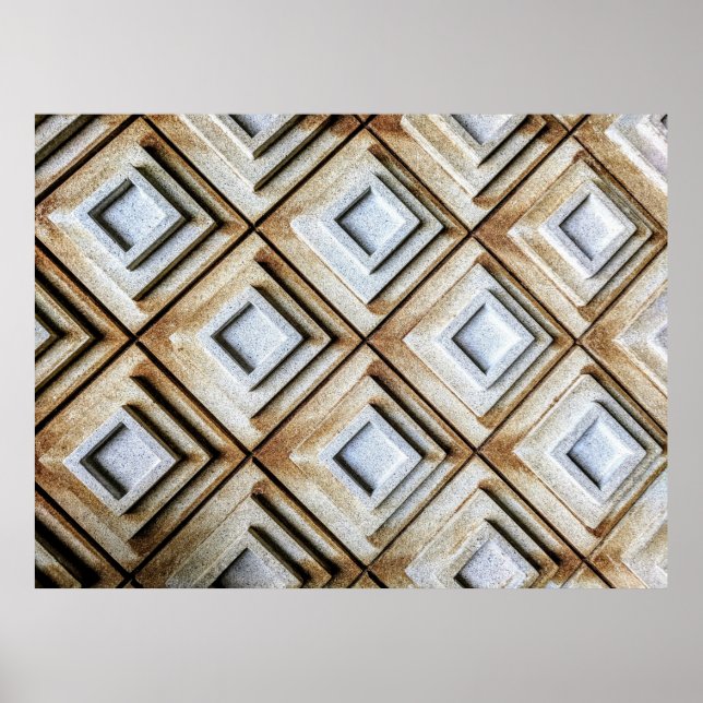 Póster Superficie beige (Frente)