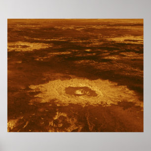 Póster Superficie hirviente del planeta Venus