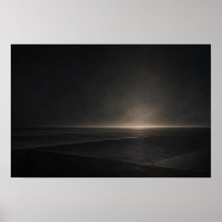 Póster Superficie horizontal negra — Aurema
