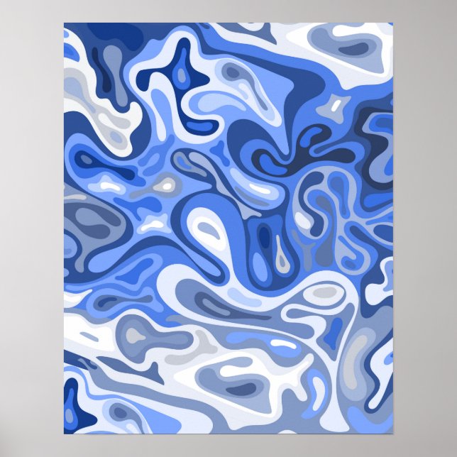 Póster Superficie líquida 10 (Frente)