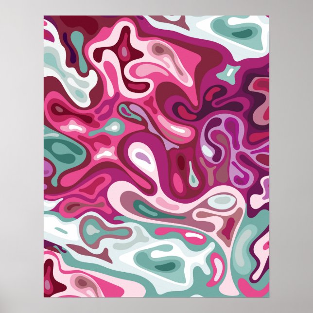 Póster superficie líquida 3 (Frente)