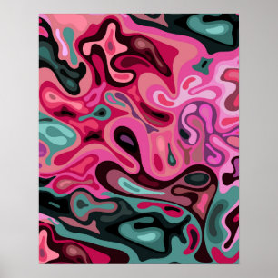 Póster superficie líquida 5