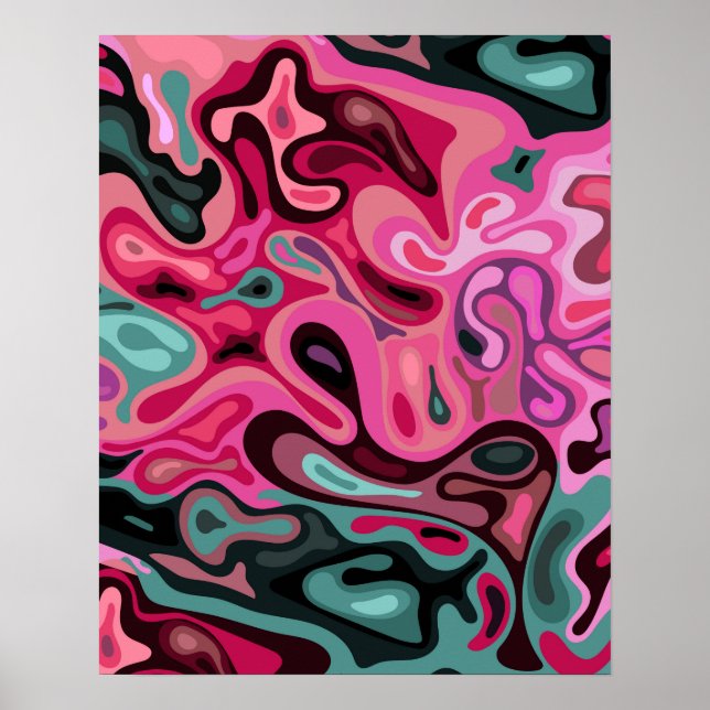 Póster superficie líquida 5 (Frente)