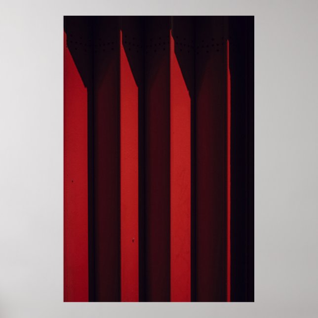 Póster Superficie roja (Frente)