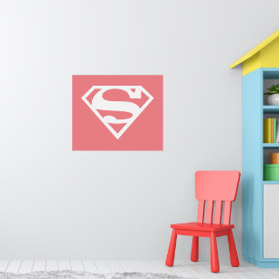 Póster Supergirl Escudo S Sólido