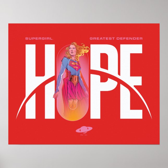 Póster Supergirl Esperanza (Frente)
