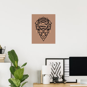 Póster Supergirl Mandala Graphic