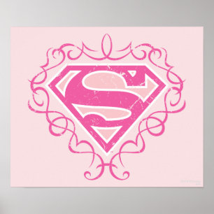 Póster Supergirl Pink Strips