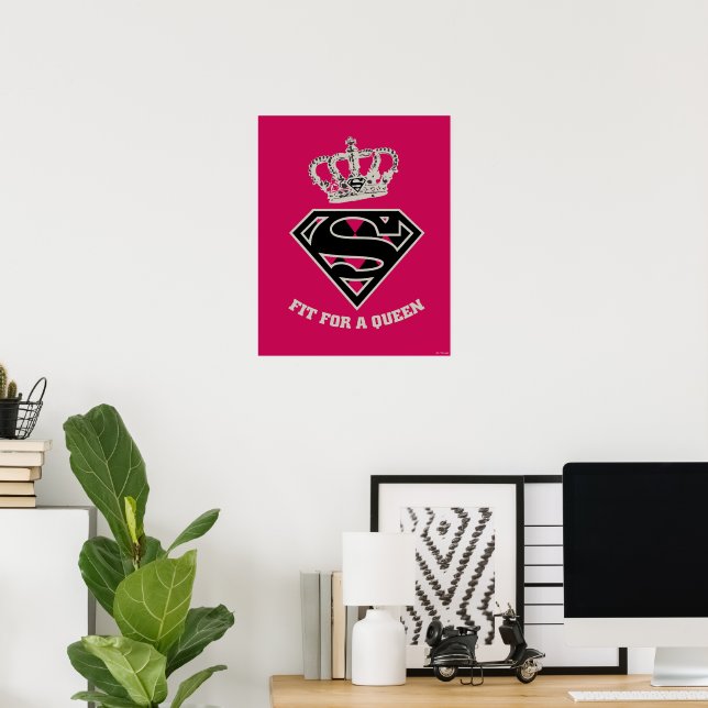 Póster Supergirl S-Shield "Fit For A Queen" (Oficina en casa)