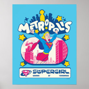 Póster Supergirl Super Pop Mujer del Mañana