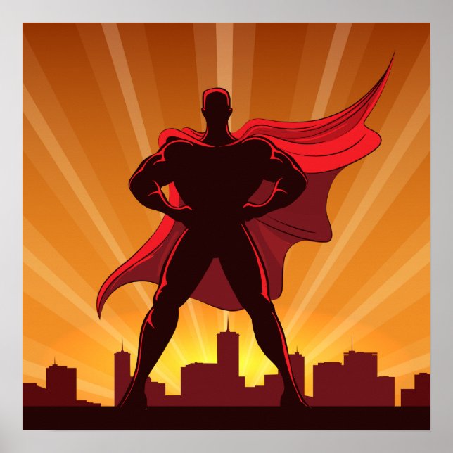 Póster Superhéroe (Frente)