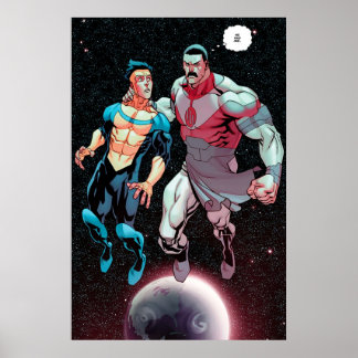 Póster superhéroe primo