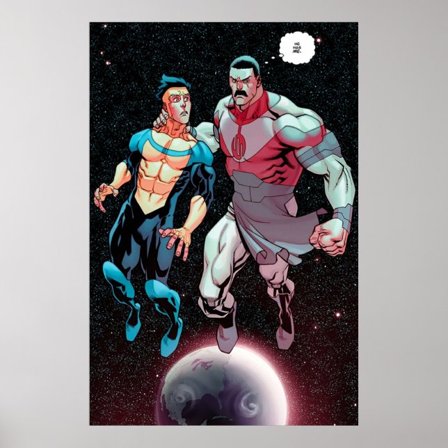 Póster superhéroe primo (Frente)