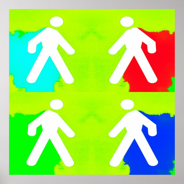 Póster Superhéroes (Frente)