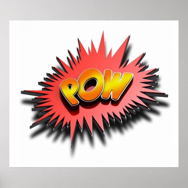 Póster Superheroína POW - Poster (Frente)