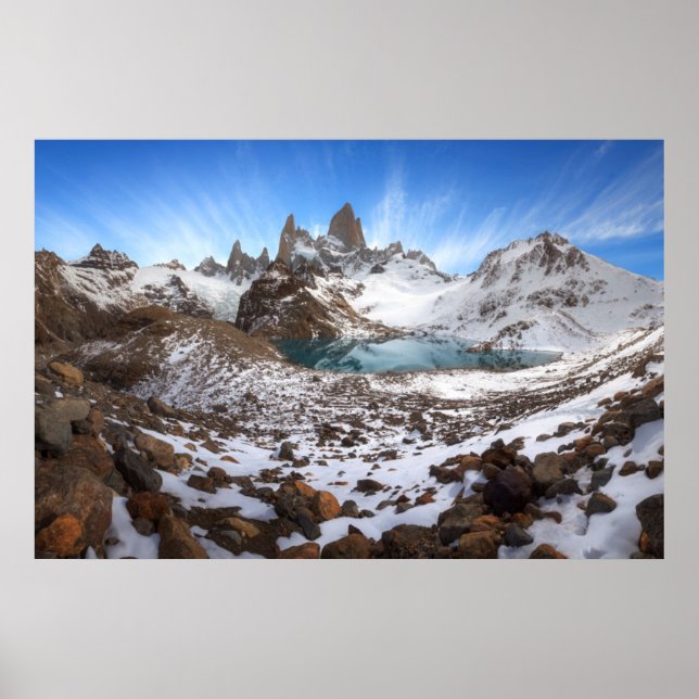 Póster Superior De Fitz Roy (Frente)