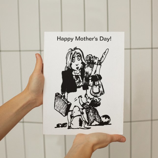 Póster Supermamá feliz día de la madre pequeño (Subido por el creador)