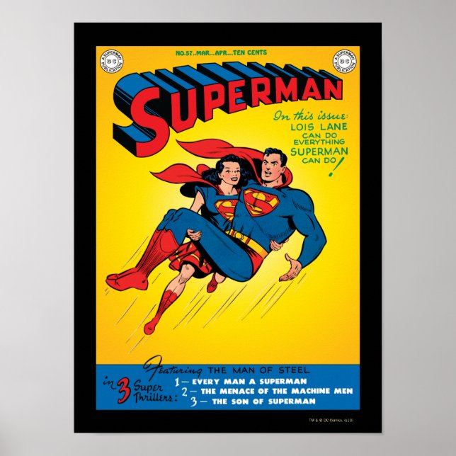 Póster Superman #57 (Frente)
